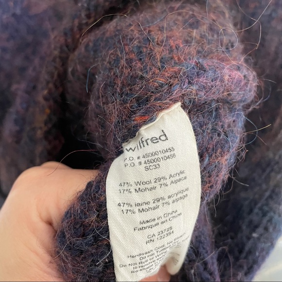 Wilfred wool/mohair/alpaca blend knit cardigan - Picture 11 of 11